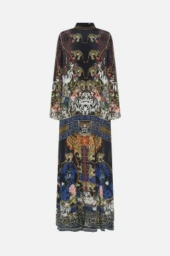 HIGH NECK LONG SLEEVE DRESS HOLLYWOOD HEIST 8 HIGH NECK LONG SLEEVE DRESS HOLLYWOOD HEIST -clothing shop CAMILLA 00015727 HIGH NECK LONG SLEEVE DRESS HOLLYWOOD HEIST GHOST