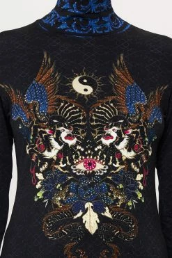 JERSEY TURTLENECK HOLLYWOOD HEIST -clothing shop CAMILLA 00015758 JERSEY TURTLENECK HOLLYWOOD HEIST 5