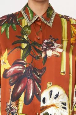 SHIRT TUNIC WITH POCKETS GARDEN OF EVE -clothing shop CAMILLA 00015804 SHIRT TUNIC WITH POCKETS GARDEN OF EVE 5