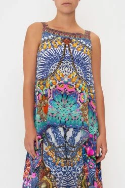 HIGH LOW TANK LUCKY CHARMS 10 HIGH LOW TANK LUCKY CHARMS -clothing shop CAMILLA 00015806 HIGH LOW TANK LUCKY CHARMS 4