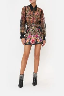 CURVED COLLAR BLOUSE DANCE WITH DUENDE -clothing shop CAMILLA 00016070 CURVED COLLAR BLOUSE DANCE WITH DUENDE 6