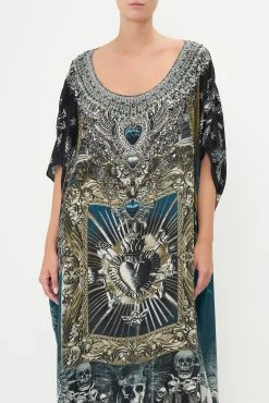 ROUND NECK KAFTAN ANIMAL ANARCHY -clothing shop CAMILLA 00016080 ROUND NECK KAFTAN ANIMAL ANARCHY 4