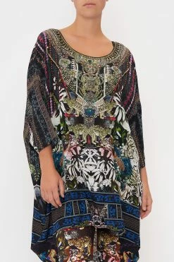 SCOOP BACK HEM DRESS HOLLYWOOD HEIST -clothing shop CAMILLA 00016114 SCOOP BACK HEM DRESS HOLLYWOOD HEIST 4