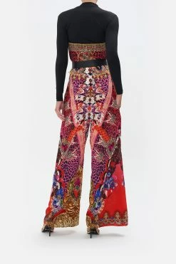 TIE WAIST STRAPLESS JUMPSUIT ARTESANIA MANIA -clothing shop CAMILLA 00016142 TIE WAIST STRAPLESS JUMPSUIT ARTESANIA MANIA MODEST 2