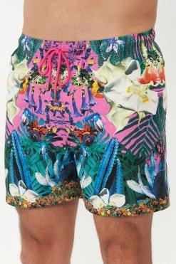 ELASTIC WAIST BOARDSHORT EXOTICA EROTICA -clothing shop CAMILLA 00016273 ELASTIC WAIST BOARDSHORT EXOTICA EROTICA5
