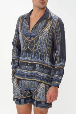 LONG SLEEVE CAMP COLLARED SHIRT FOREVER FAMILY -clothing shop CAMILLA 00016288 LONG SLEEVE CAMP COLLARED SHIRT FOREVER FAMILY 4