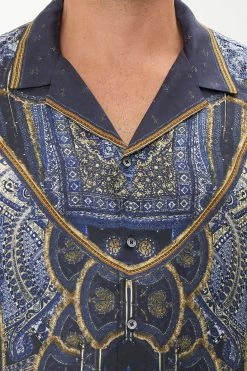 LONG SLEEVE CAMP COLLARED SHIRT FOREVER FAMILY -clothing shop CAMILLA 00016288 LONG SLEEVE CAMP COLLARED SHIRT FOREVER FAMILY 5