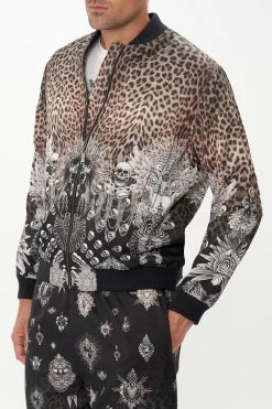 ZIP THROUGH BOMBER JACKET ORDER OF DISORDER -clothing shop CAMILLA 00016345 ZIP THROUGH BOMBER JACKET ORDER OF DISORDER 4