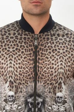 ZIP THROUGH BOMBER JACKET ORDER OF DISORDER -clothing shop CAMILLA 00016345 ZIP THROUGH BOMBER JACKET ORDER OF DISORDER 5