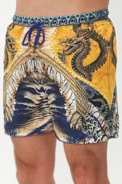 ELASTIC WAIST BOARDSHORT DANCE OF THE DRAGON 11 ELASTIC WAIST BOARDSHORT DANCE OF THE DRAGON -clothing shop CAMILLA 00016351 ELASTIC WAIST BOARDSHORT DANCE OF THE DRAGON 5