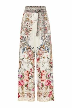 PAPERBAG WAIST WIDE LEG PANT LONDON LOOMS -clothing shop CAMILLA 00016513 HIGH WAISTED PANT LONDON LOOMS GHOST