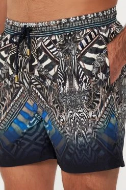 ELASTIC WAIST BOARDSHORT KNIGHT OF THE WILD 9 ELASTIC WAIST BOARDSHORT KNIGHT OF THE WILD -clothing shop CAMILLA 00016596 ELASTIC WAIST BOARDSHORT KNIGHT OF THE WILD 5