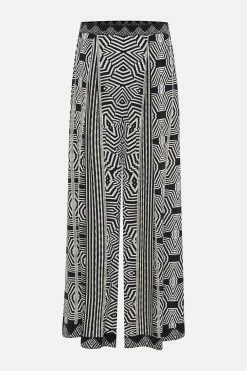 TUCK FRONT PANT KNIGHT OF THE WILD -clothing shop CAMILLA 00016756 TUCK FRONT PANT KNIGHT OF THE WILD GHOST