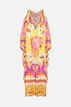 SCARF TIE KAFTAN SQUID SQUAD -clothing shop CAMILLA 00016818 SCARF TIE KAFTAN SQUID SQUAD GHOST