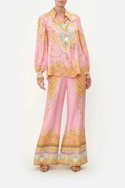 CURVED COLLAR BLOUSE MERMAID MOTEL