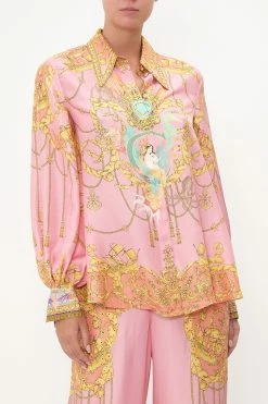 CURVED COLLAR BLOUSE MERMAID MOTEL 10 CURVED COLLAR BLOUSE MERMAID MOTEL -clothing shop CAMILLA 00016826 CURVED COLLAR BLOUSE MERMAID MOTEL 4