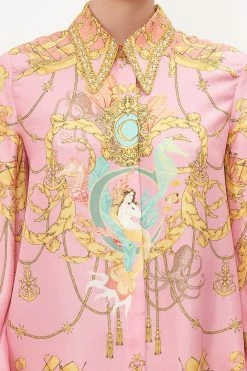 CURVED COLLAR BLOUSE MERMAID MOTEL 11 CURVED COLLAR BLOUSE MERMAID MOTEL -clothing shop CAMILLA 00016826 CURVED COLLAR BLOUSE MERMAID MOTEL 5