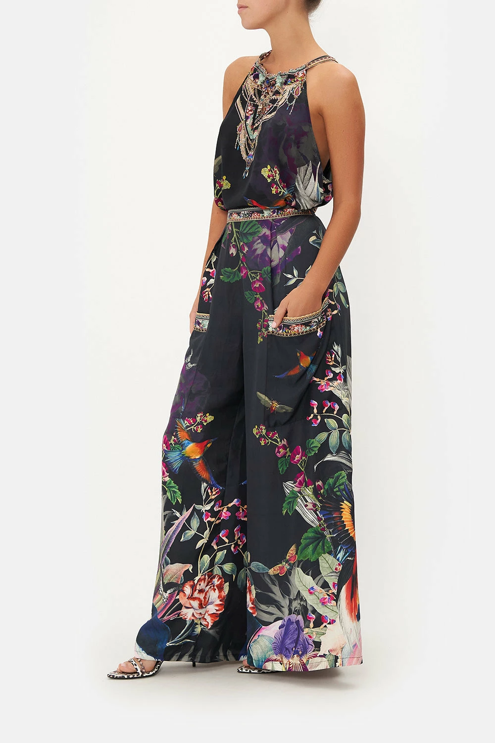WIDE LEG TROUSER WITH FRONT POCKETS PARADISO PLACE - Image 4