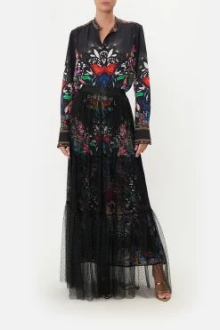 PLACKET BLOUSE FLUTTER BY