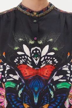 PLACKET BLOUSE FLUTTER BY -clothing shop CAMILLA 00017079 PLACKET BLOUSE FLUTTER BY 5