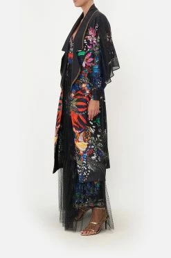 SOFT TRENCH WITH TIES FLUTTER BY 11 SOFT TRENCH WITH TIES FLUTTER BY -clothing shop CAMILLA 00017101 SOFT TRENCH WITH TIES FLUTTER BY 2