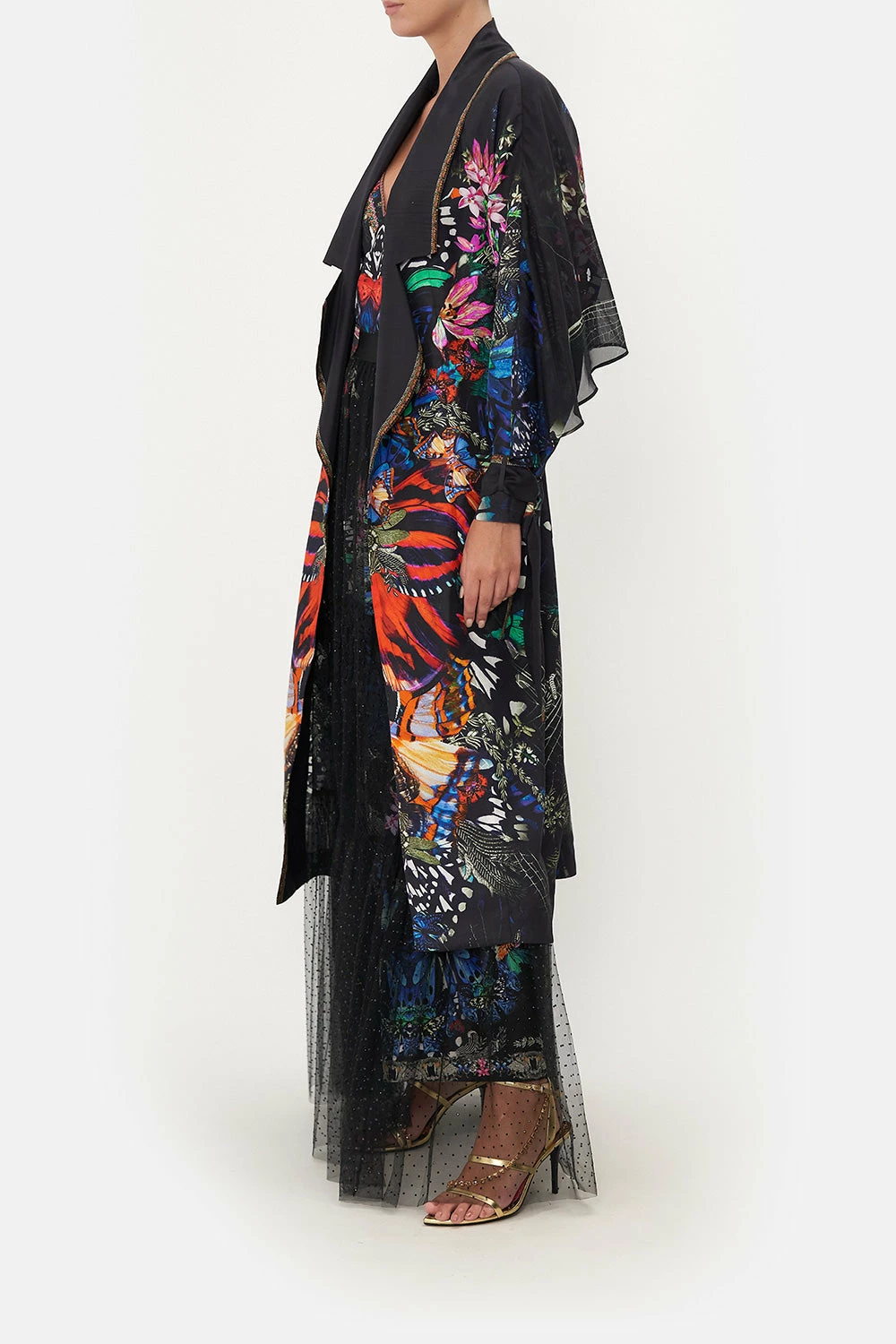 SOFT TRENCH WITH TIES FLUTTER BY 4 SOFT TRENCH WITH TIES FLUTTER BY - Image 4