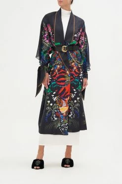 SOFT TRENCH WITH TIES FLUTTER BY 14 SOFT TRENCH WITH TIES FLUTTER BY -clothing shop CAMILLA 00017101 SOFT TRENCH WITH TIES FLUTTER BY MODEST 1