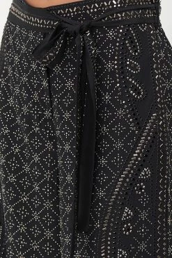 PAPERBAG WAIST WIDE LEG PANT LUXE ESPIRITU 13 PAPERBAG WAIST WIDE LEG PANT LUXE ESPIRITU -clothing shop CAMILLA 00017106 PAPERBAG WAIST WIDE LEG PANT LUXE ESPIRITU 5