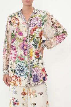 BLOUSON SLEEVE BLOUSE WITH YOKE QUEENS BEE HIVE -clothing shop CAMILLA 00017136 BLOUSON SLEEVE BLOUSE WITH YOKE QUEENS BEE HIVE 4