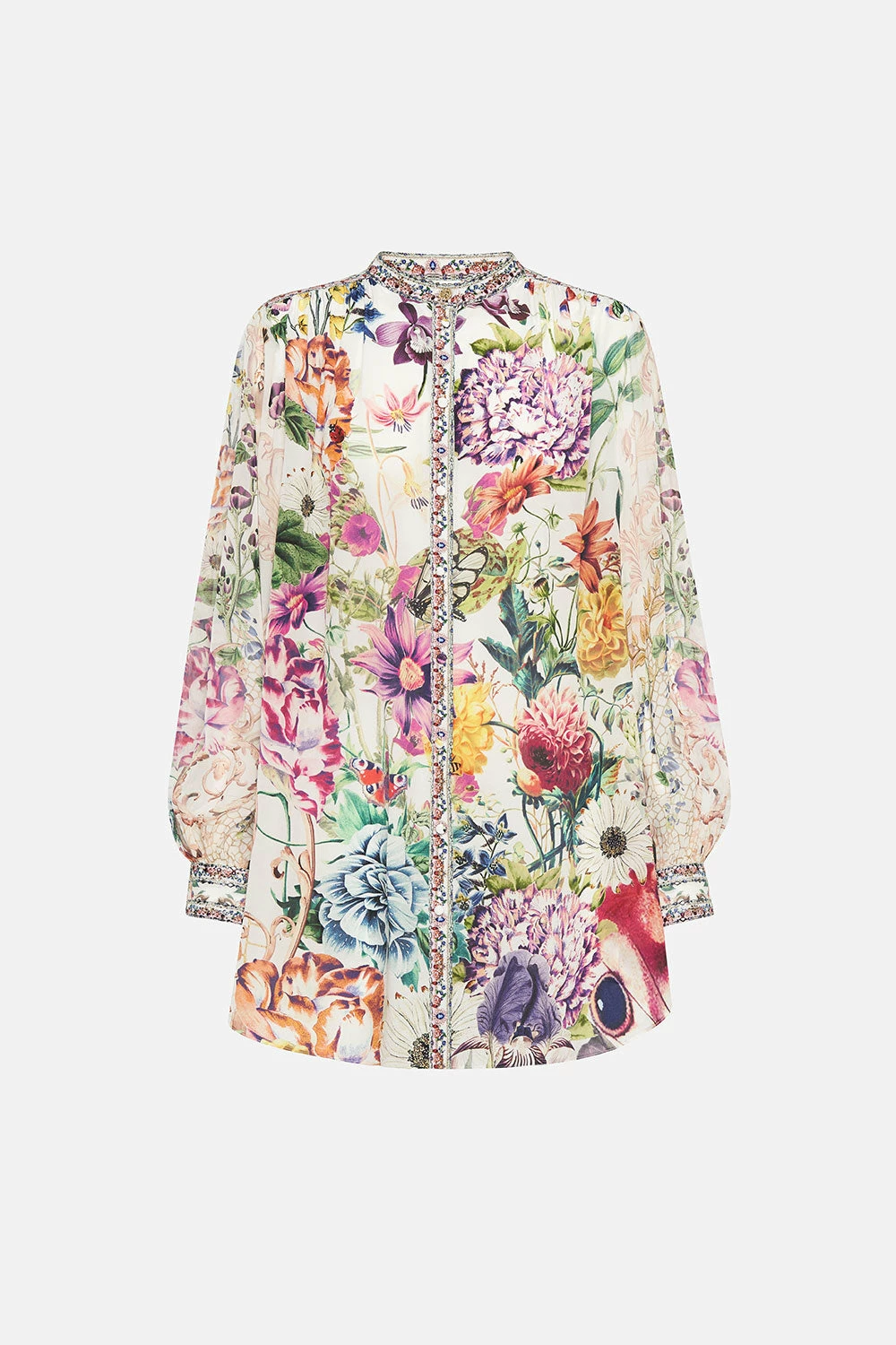 BLOUSON SLEEVE BLOUSE WITH YOKE QUEENS BEE HIVE - Image 3