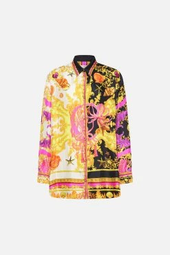 OVERSIZED SHIRT SQUID SQUAD 10 OVERSIZED SHIRT SQUID SQUAD -clothing shop CAMILLA 00017368 OVERSIZED SHIRT SQUID SQUAD GHOST