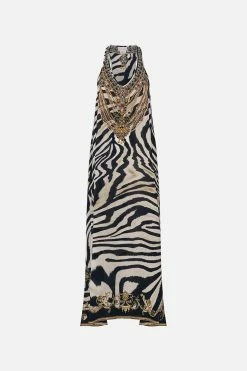 V NECK RACERBACK DRESS EARN YOUR STRIPES -clothing shop CAMILLA 00017434 V NECK RACERBACK DRESS EARN YOUR STRIPES GHOST