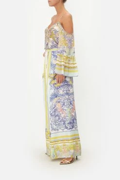 WIDE LEG TROUSER WITH FRONT POCKETS STAR OF THE SEA -clothing shop CAMILLA 00017476 WIDE LEG TROUSER WITH FRONT POCKETS STAR OF THE SEA 2