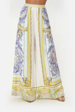 WIDE LEG TROUSER WITH FRONT POCKETS STAR OF THE SEA -clothing shop CAMILLA 00017476 WIDE LEG TROUSER WITH FRONT POCKETS STAR OF THE SEA 4