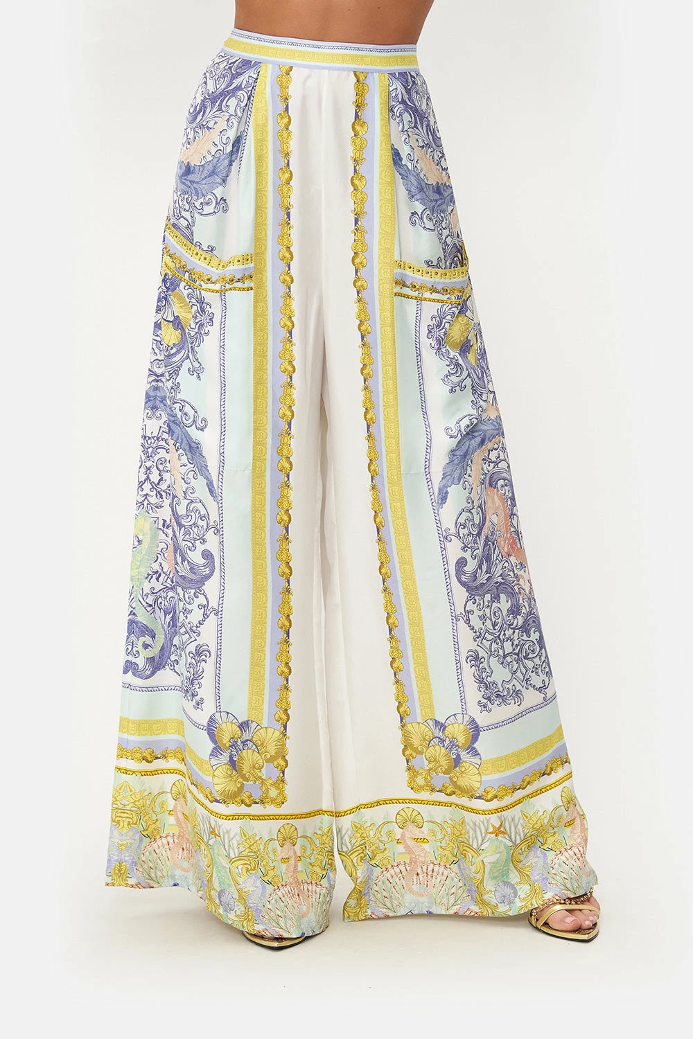 WIDE LEG TROUSER WITH FRONT POCKETS STAR OF THE SEA - Image 5