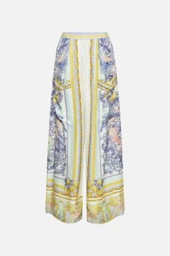 WIDE LEG TROUSER WITH FRONT POCKETS STAR OF THE SEA -clothing shop CAMILLA 00017476 WIDE LEG TROUSER WITH FRONT POCKETS STAR OF THE SEA GHOST