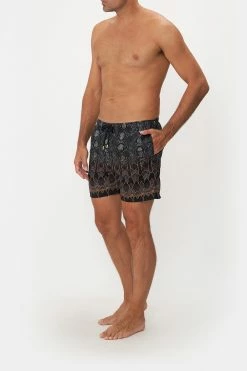 ELASTIC WAIST BOARDSHORT WILD HORSES -clothing shop CAMILLA 00017492 ELASTIC WAIST BOARDSHORT WILD HORSES 2