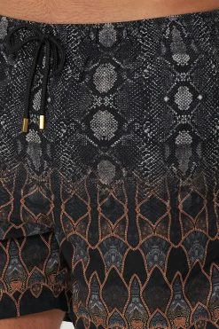 ELASTIC WAIST BOARDSHORT WILD HORSES -clothing shop CAMILLA 00017492 ELASTIC WAIST BOARDSHORT WILD HORSES 5