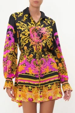 SHIFT SHIRT DRESS OCTOPIA -clothing shop CAMILLA 00017509 SHIFT SHIRT DRESS OCTOPIA 4