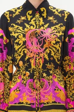 SHIFT SHIRT DRESS OCTOPIA -clothing shop CAMILLA 00017509 SHIFT SHIRT DRESS OCTOPIA 5