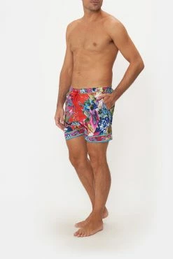 ELASTIC WAIST BOARDSHORT BIRDS OF A FEATHER -clothing shop CAMILLA 00017510 ELASTIC WAIST BOARDSHORT BIRDS OF A FEATHER 2