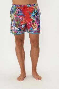 ELASTIC WAIST BOARDSHORT BIRDS OF A FEATHER -clothing shop CAMILLA 00017510 ELASTIC WAIST BOARDSHORT BIRDS OF A FEATHER 4