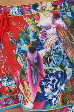 ELASTIC WAIST BOARDSHORT BIRDS OF A FEATHER -clothing shop CAMILLA 00017510 ELASTIC WAIST BOARDSHORT BIRDS OF A FEATHER 5