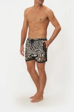 ELASTIC WAIST BOARDSHORT EARN YOUR STRIPES -clothing shop CAMILLA 00017514 ELASTIC WAIST BOARDSHORT EARN YOUR STRIPES 2