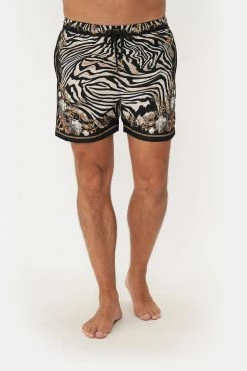 ELASTIC WAIST BOARDSHORT EARN YOUR STRIPES -clothing shop CAMILLA 00017514 ELASTIC WAIST BOARDSHORT EARN YOUR STRIPES 4