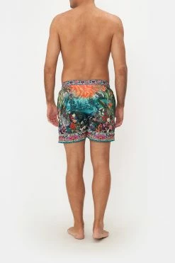 ELASTIC WAIST BOARDSHORT UNTAMED RUNAWAY -clothing shop CAMILLA 00017516 ELASTIC WAIST BOARDSHORT BORN TO BE WILD 3