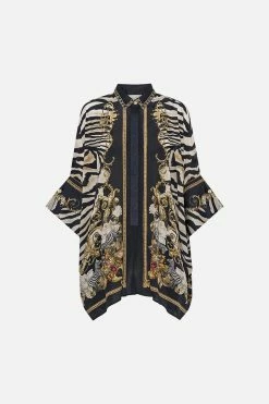 BATWING SHIRT EARN YOUR STRIPES -clothing shop CAMILLA 00017518 BATWING SHIRT EARN YOUR STRIPES GHOST 1