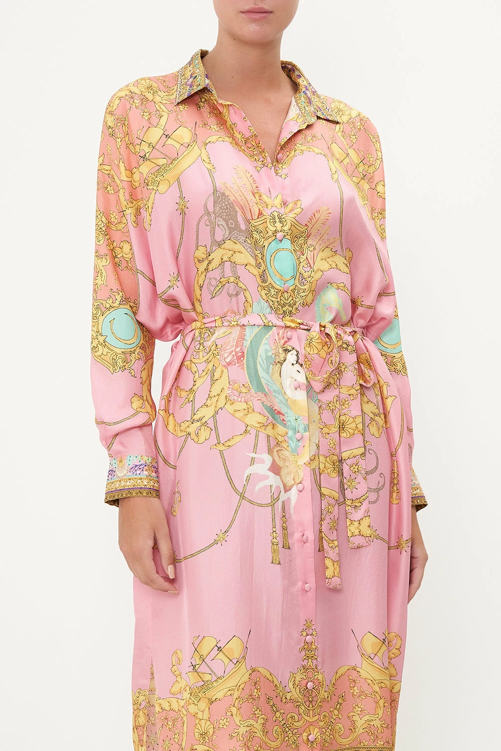 COLLARED BUTTON THROUGH DRESS MERMAID MOTEL 5 COLLARED BUTTON THROUGH DRESS MERMAID MOTEL - Image 5