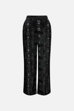 STRAIGHT LEG RELAXED TROUSER WILD HORSES -clothing shop CAMILLA 00017556 STRAIGHT LEG RELAXED TROUSER WILD HORSES GHOST