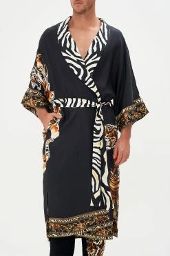 LONG LINE REVERSIBLE ROBE WHATS NEW PUSSYCAT -clothing shop CAMILLA 00017627 LONG LINE REVERSIBLE ROBE WHATS NEW PUSSYCAT 4